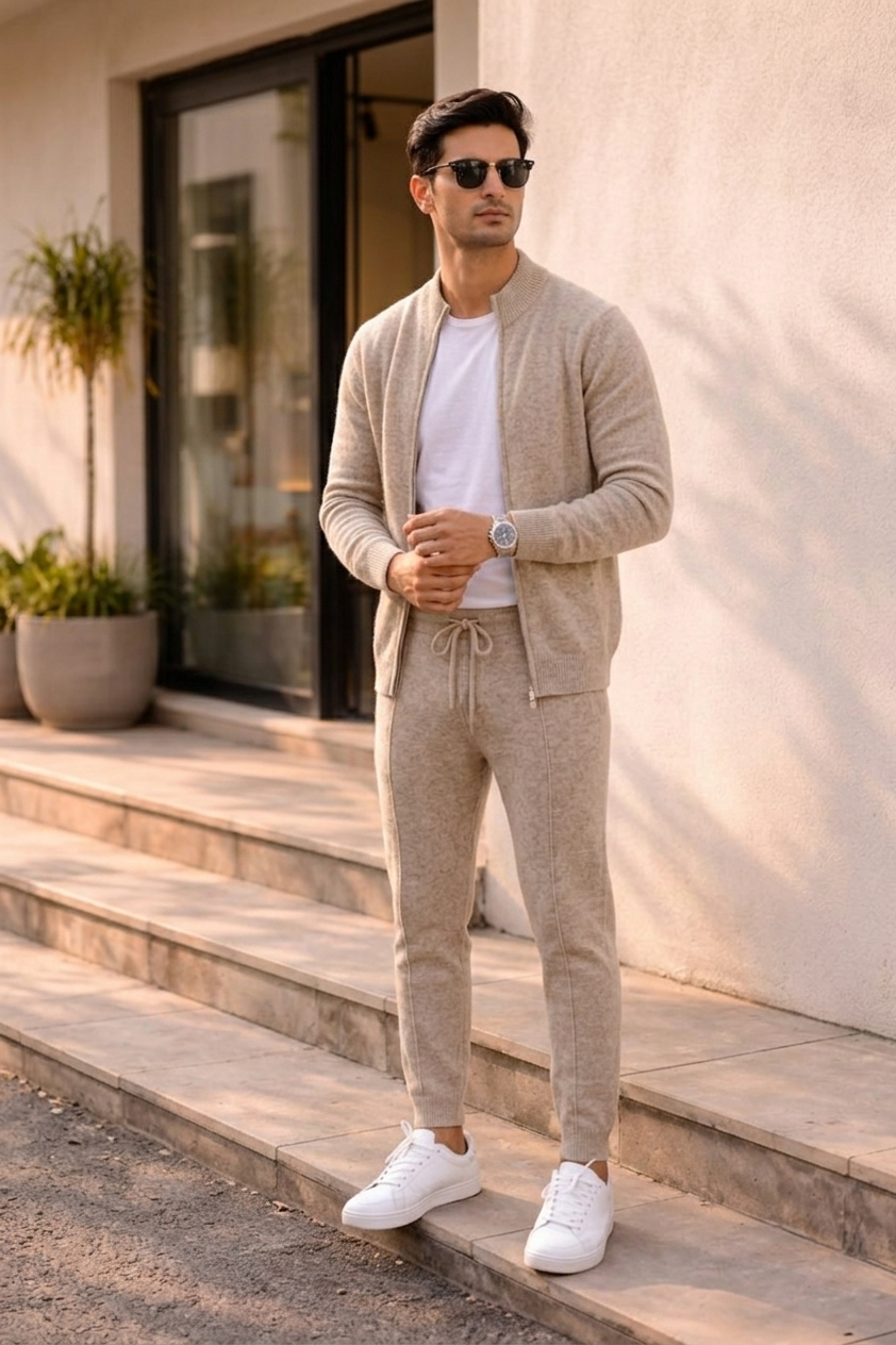 COMPLETO IN PURA LANA MERINO EXTRAFINE