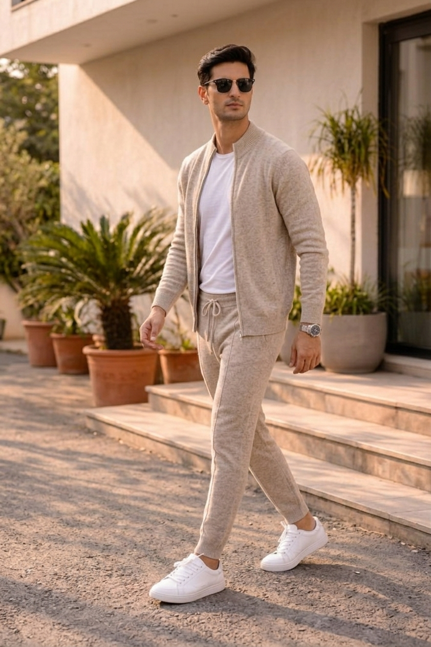 COMPLETO IN PURA LANA MERINO EXTRAFINE