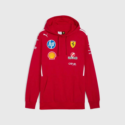 Felpa con cappuccio Scuderia Ferrari F1 PUMA 2025 Team