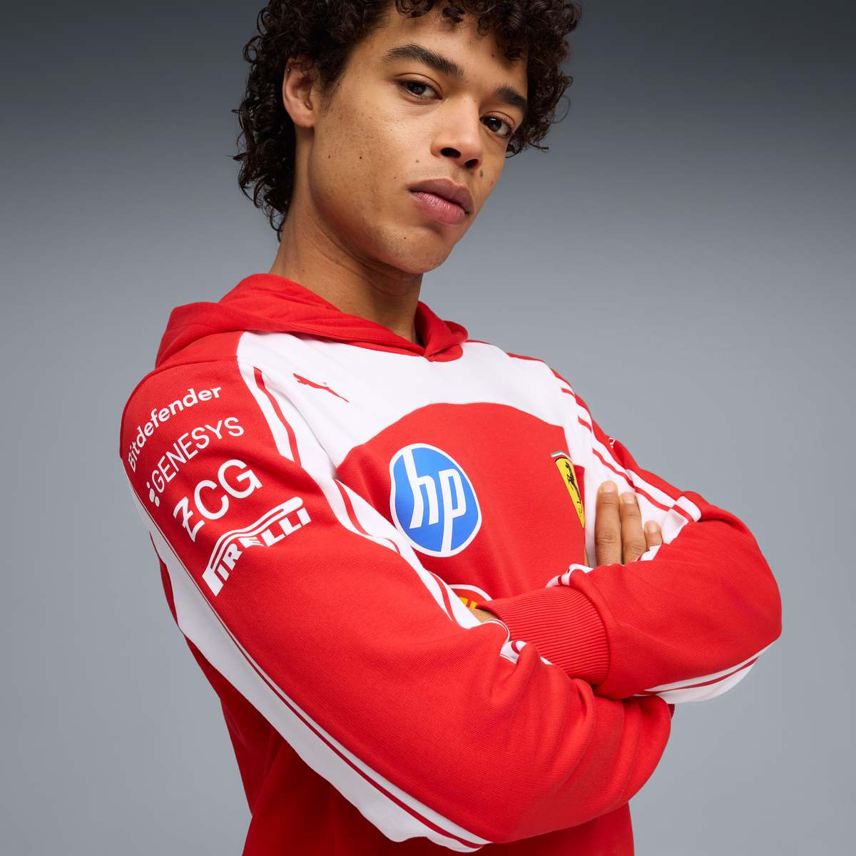 Felpa con cappuccio Scuderia Ferrari F1 Team 2026