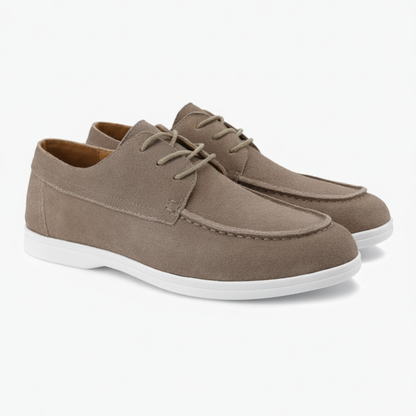 Scarpe stringate in pelle scamosciata premium