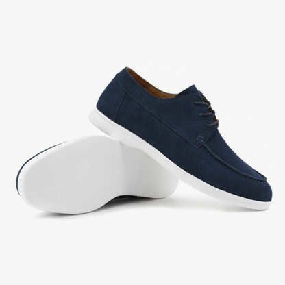 Scarpe stringate in pelle scamosciata premium