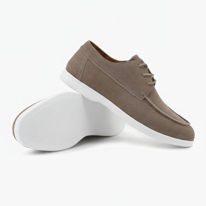 Scarpe stringate in pelle scamosciata premium