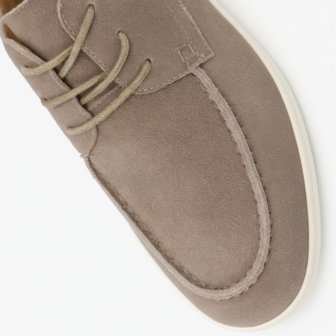 Scarpe stringate in pelle scamosciata premium