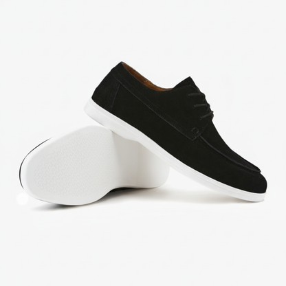 Scarpe stringate in pelle scamosciata premium