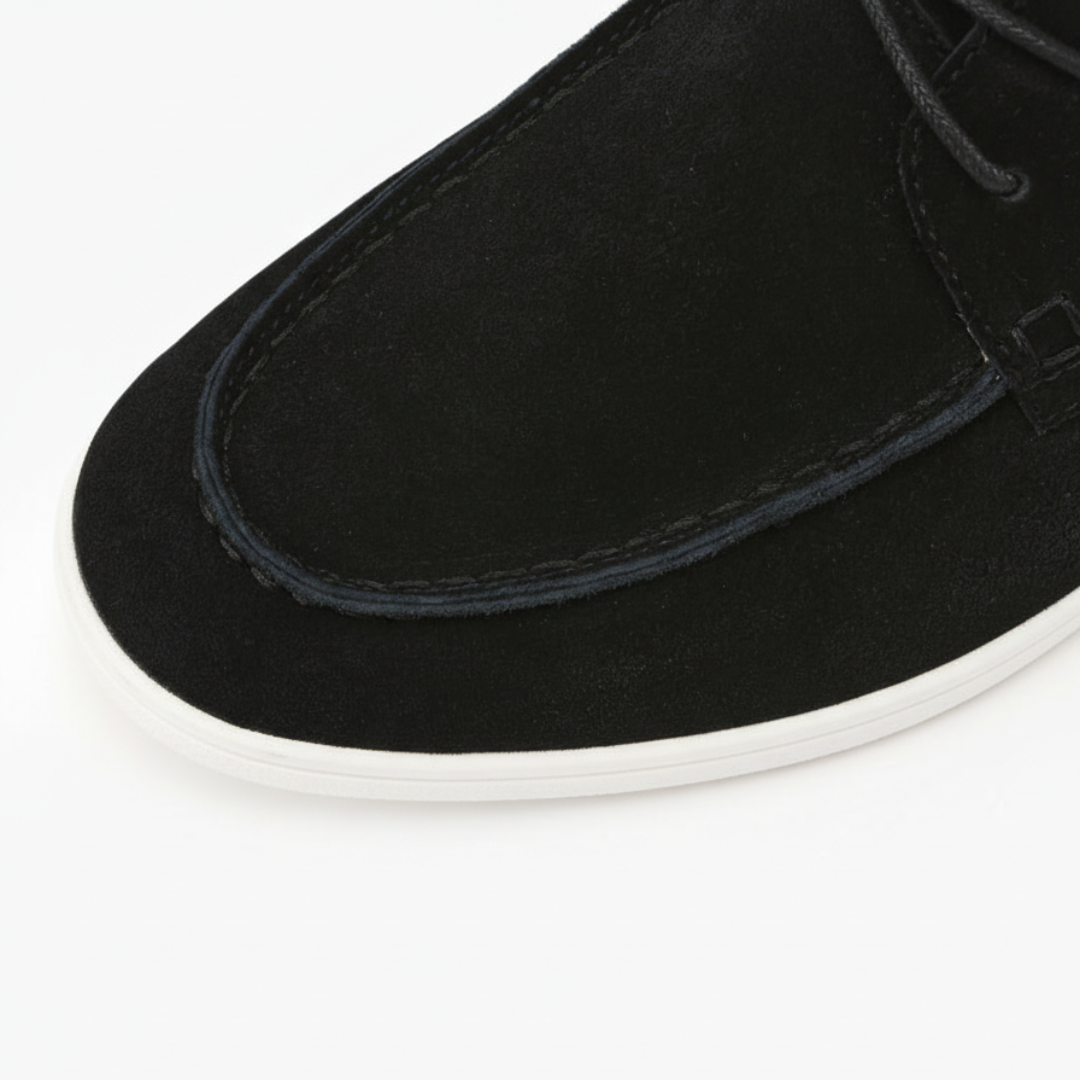 Scarpe stringate in pelle scamosciata premium