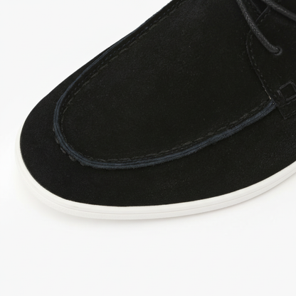 Scarpe stringate in pelle scamosciata premium