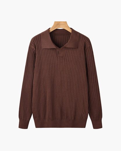 Polo SUWON con scollo a V