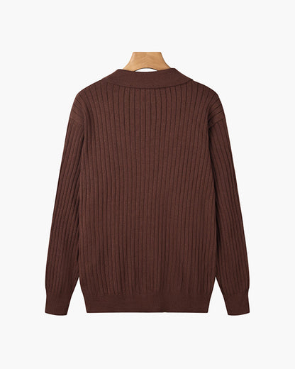 Polo SUWON con scollo a V