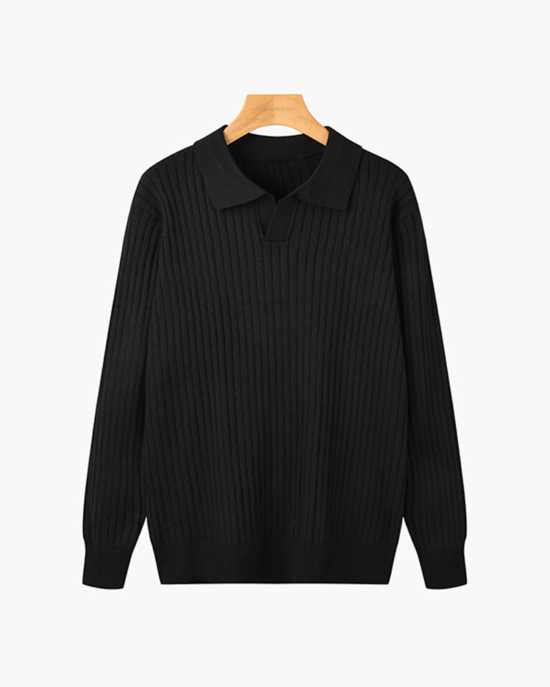 Polo SUWON con scollo a V