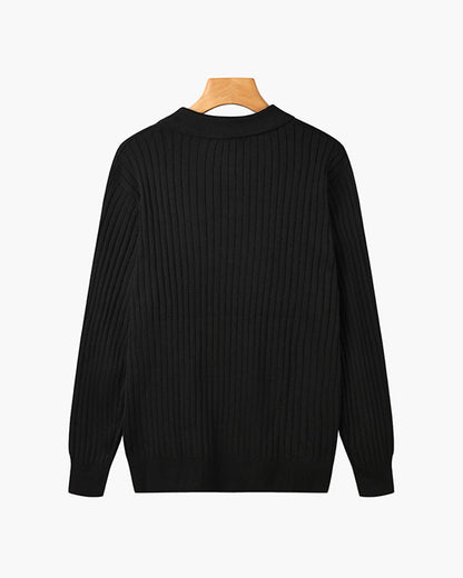Polo SUWON con scollo a V